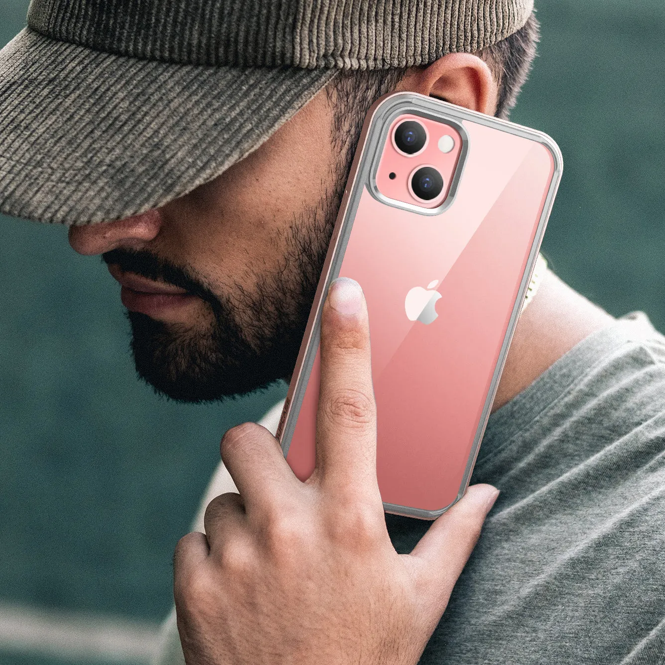 BestSelling iPhone 13 6.1 inch Unicorn Beetle Edge with Screen Protector Clear Case-Peach  Today Only!