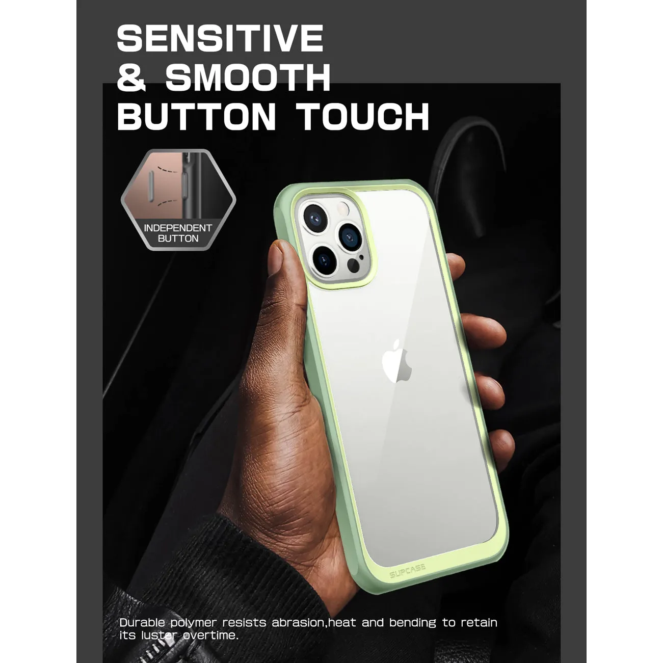 BestSelling iPhone 13 Pro 6.1 inch Unicorn Beetle Style Slim Clear Case-Mint Green  Limited Stock!