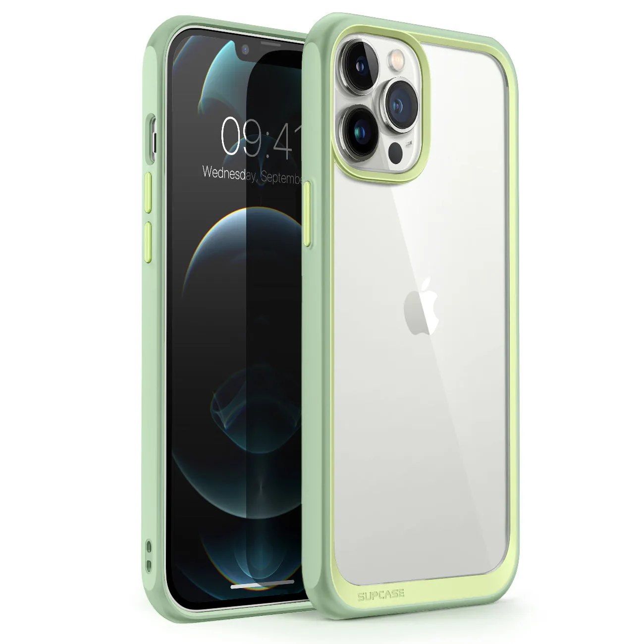 BestSelling iPhone 13 Pro 6.1 inch Unicorn Beetle Style Slim Clear Case-Mint Green  Limited Stock!