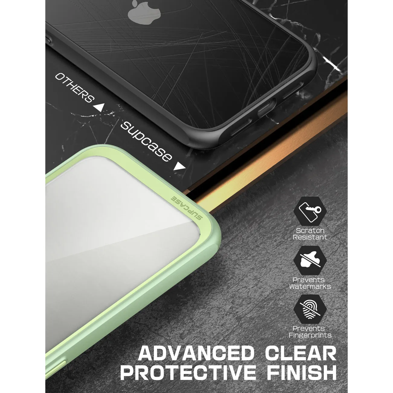 BestSelling iPhone 13 Pro 6.1 inch Unicorn Beetle Style Slim Clear Case-Mint Green  Limited Stock!