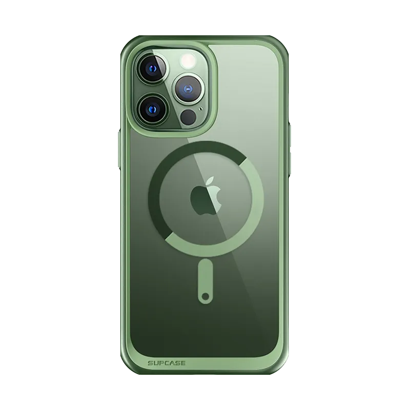 BestSelling iPhone 13 Pro Max 6.7 inch Unicorn Beetle MAG Slim Clear MagSafe Case-Green  Almost Gone!