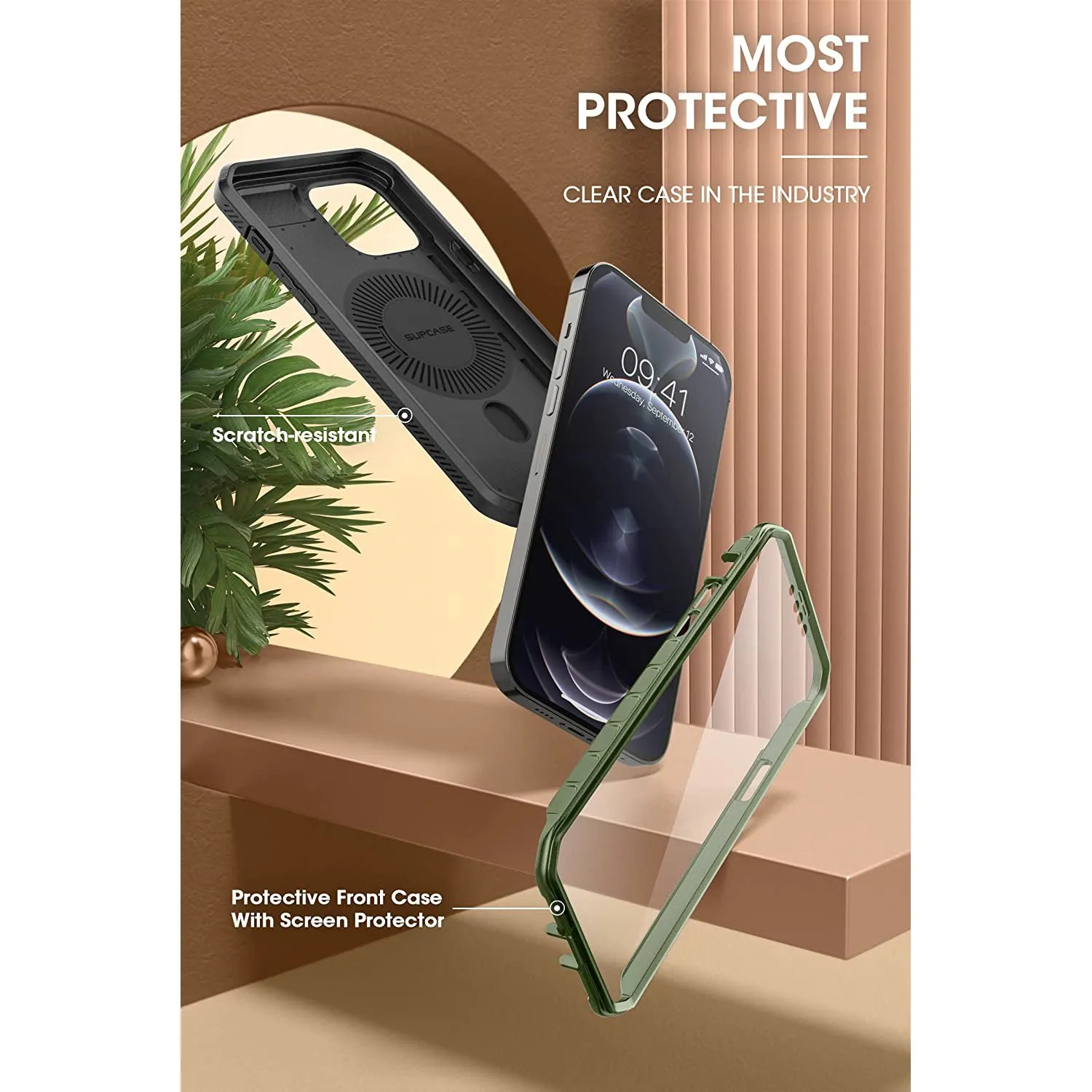 BestSelling iPhone 13 Pro Max 6.7 inch Unicorn Beetle PRO MAG Rugged MagSafe Case-Dark Green  Going Fast!