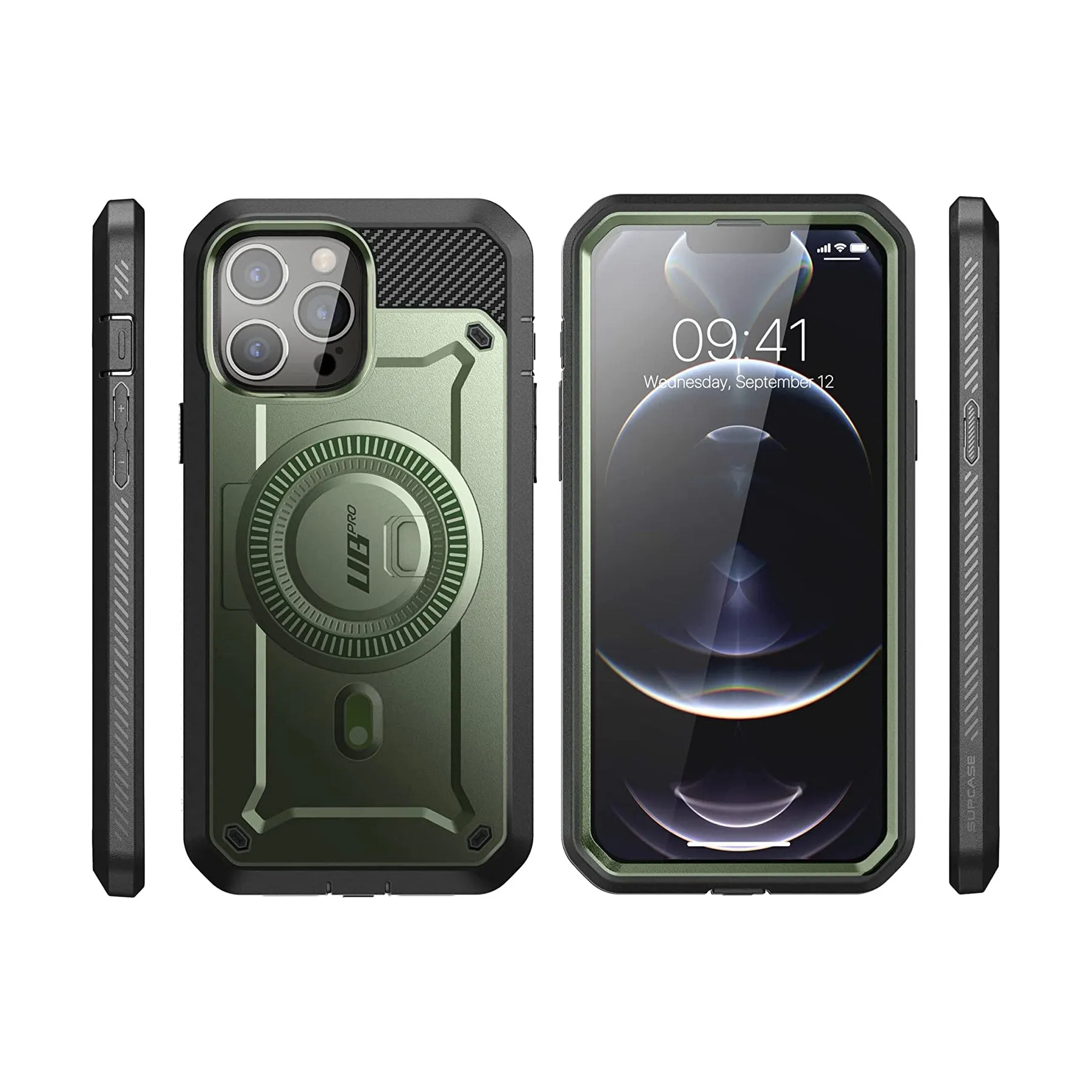 BestSelling iPhone 13 Pro Max 6.7 inch Unicorn Beetle PRO MAG Rugged MagSafe Case-Dark Green  Going Fast!