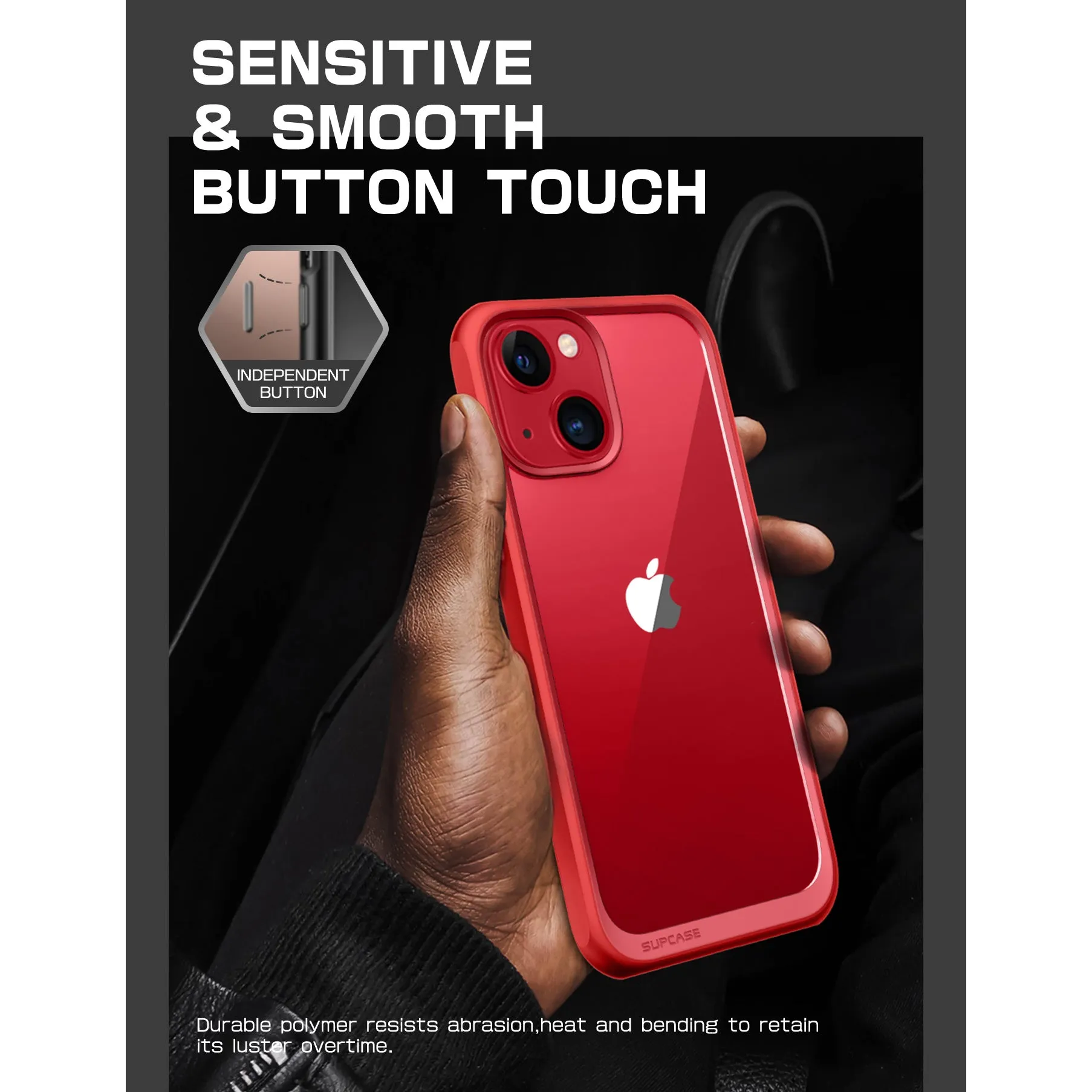 BestSelling iPhone 14 6.1 inch Unicorn Beetle Style Slim Clear Case-Red  Stylish & Comfortable