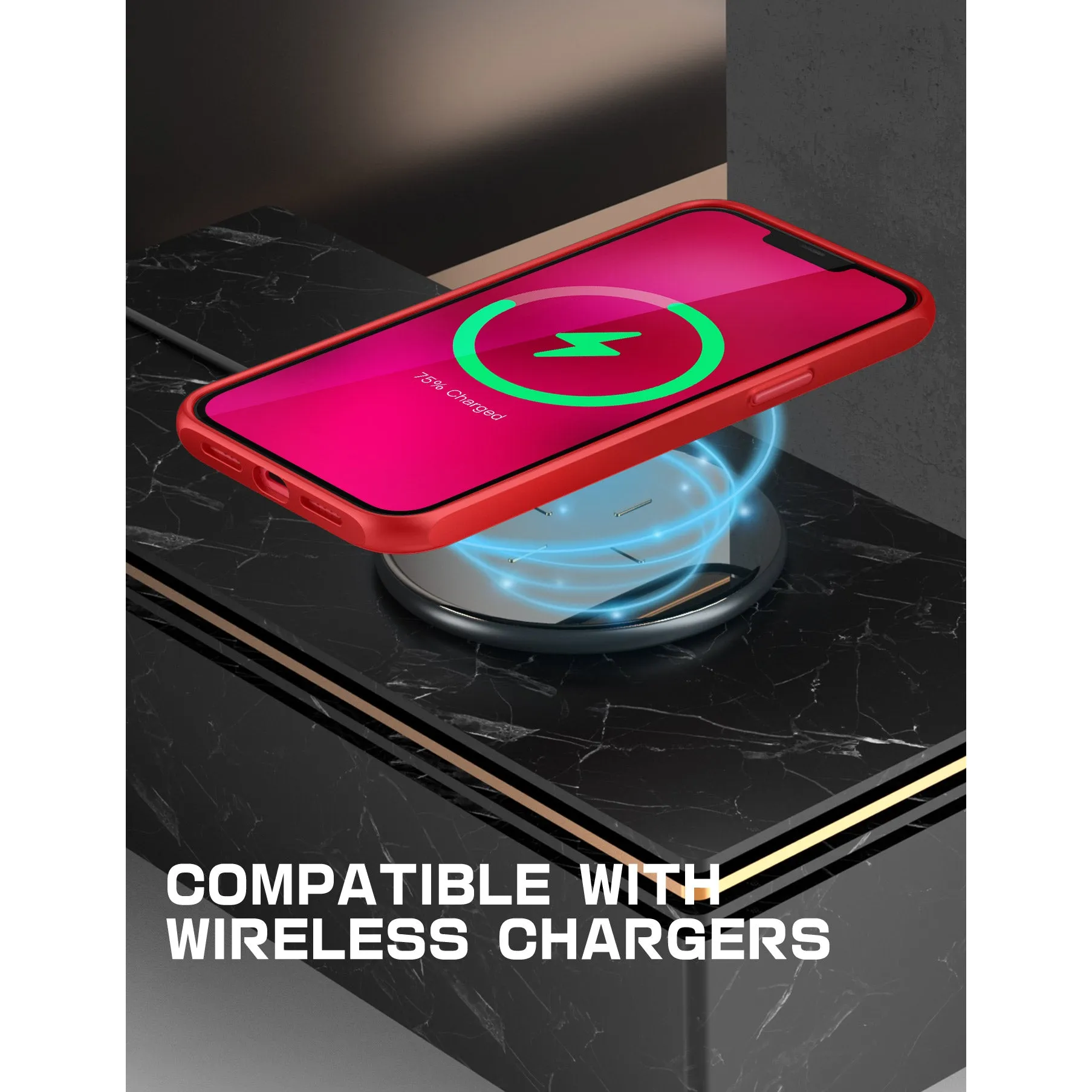 BestSelling iPhone 14 6.1 inch Unicorn Beetle Style Slim Clear Case-Red  Stylish & Comfortable