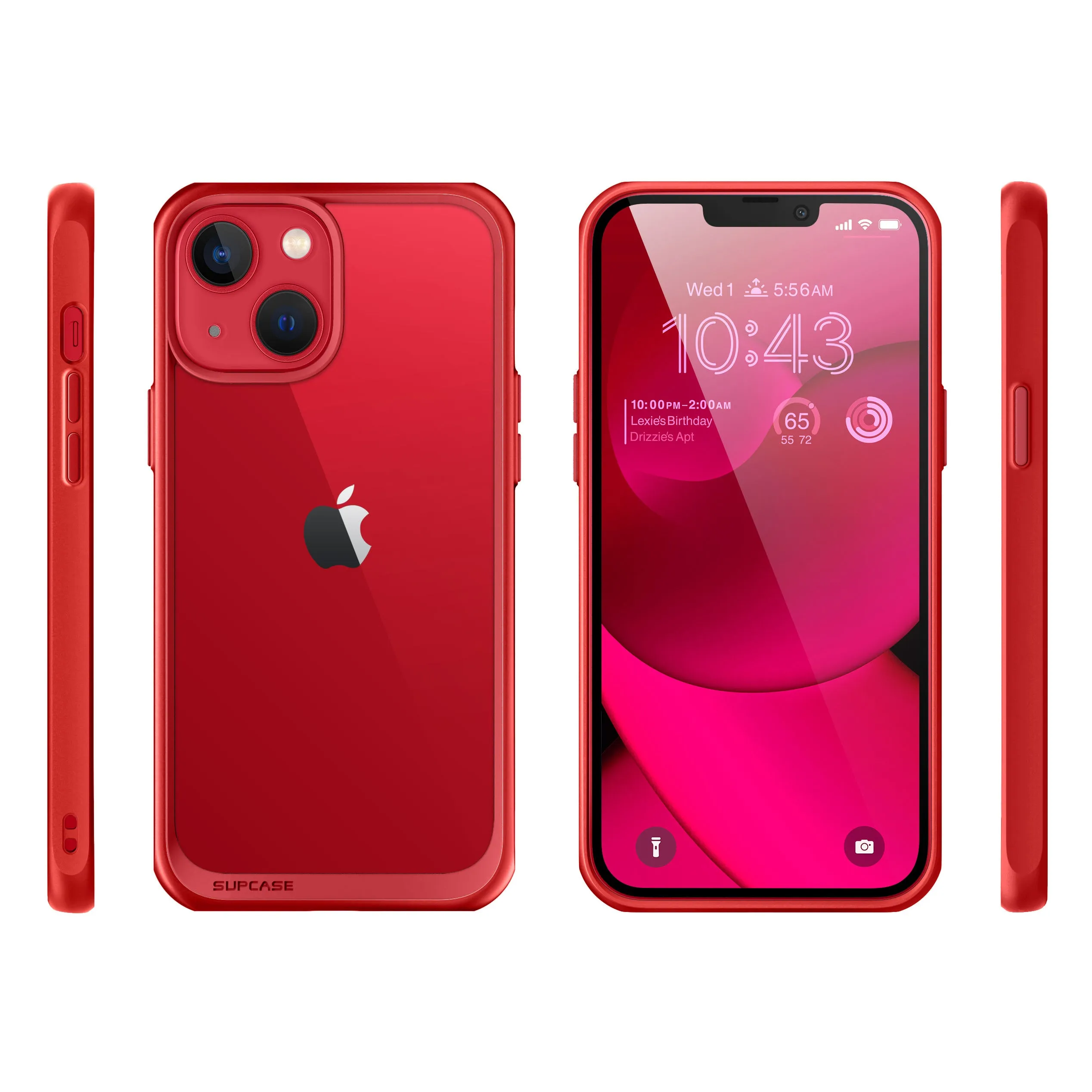 BestSelling iPhone 14 6.1 inch Unicorn Beetle Style Slim Clear Case-Red  Stylish & Comfortable