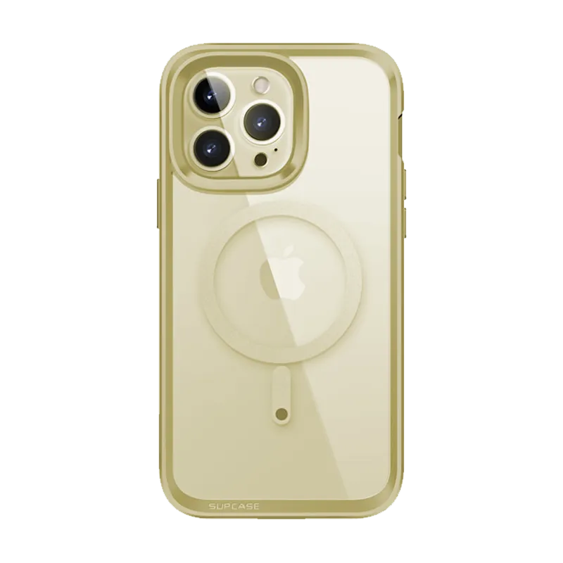BestSelling iPhone 14 Pro Max 6.7 inch Unicorn Beetle EDGE MAG with Screen Protector Clear Case-Gold  Dont Miss Out!