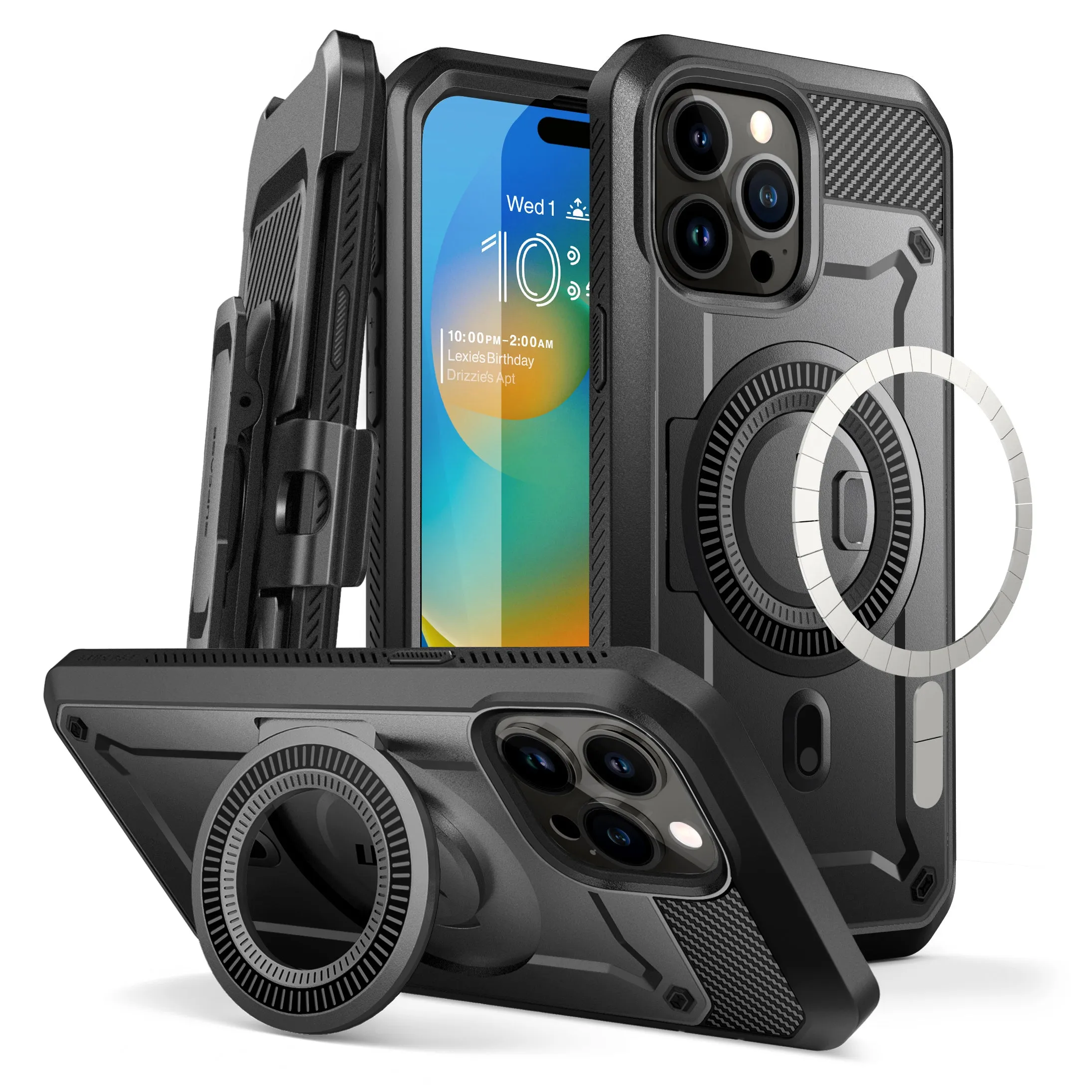 BestSelling iPhone 15 Pro Max 6.7 inch Unicorn Beetle PRO MAG Rugged MagSafe Case-Gun Metal  Dont Miss Out!