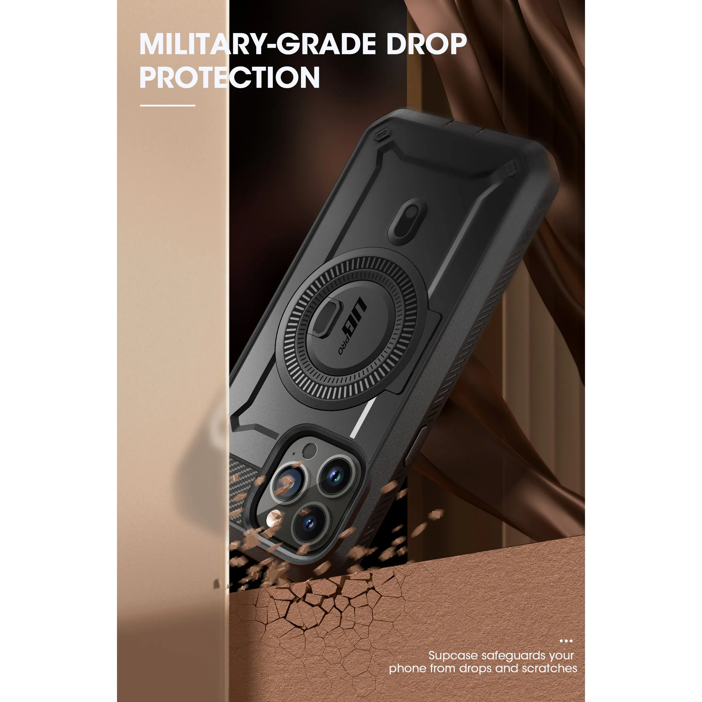 BestSelling iPhone 15 Pro Max 6.7 inch Unicorn Beetle PRO MAG Rugged MagSafe Case-Gun Metal  Dont Miss Out!