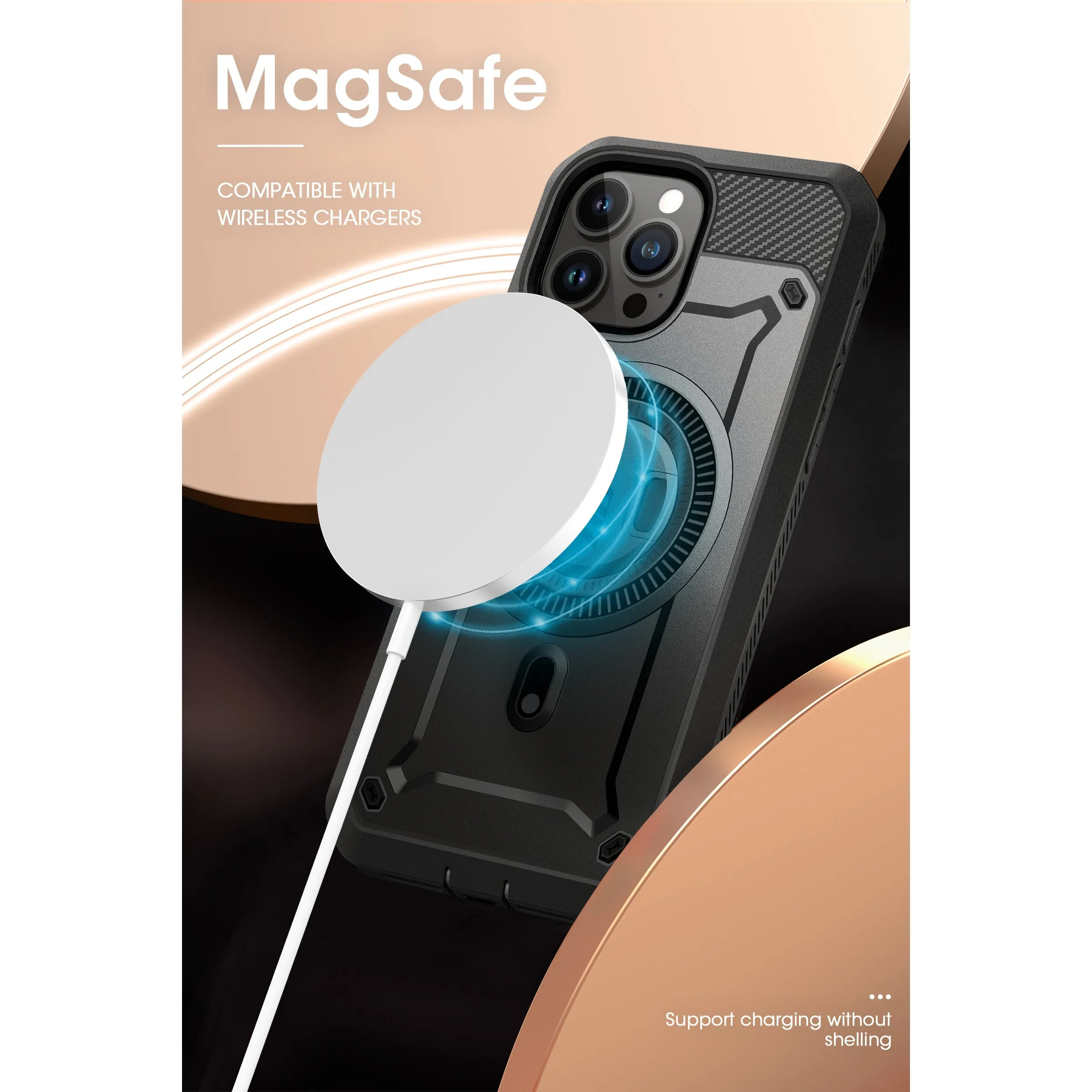 BestSelling iPhone 15 Pro Max 6.7 inch Unicorn Beetle PRO MAG Rugged MagSafe Case-Gun Metal  Dont Miss Out!