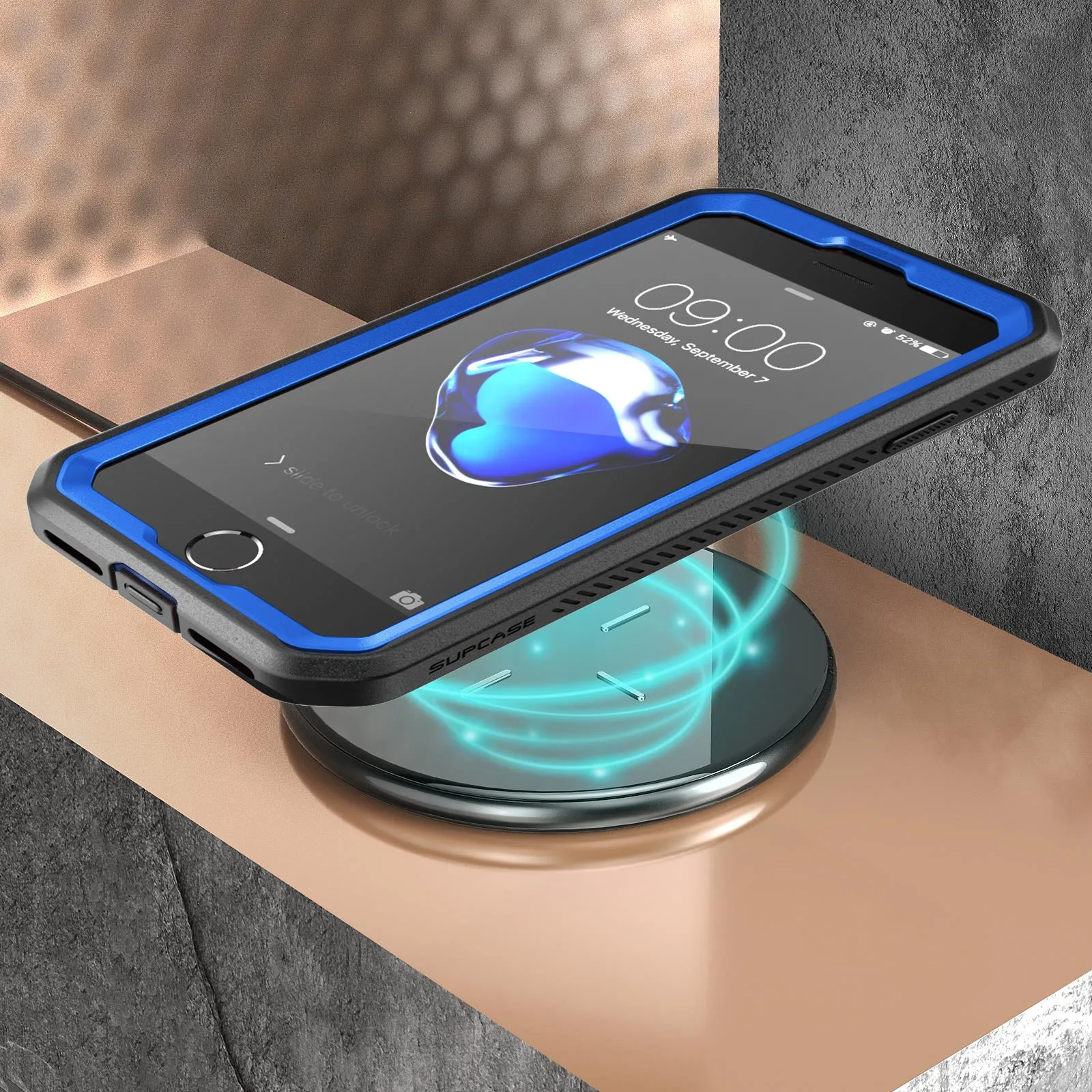 BestSelling iPhone SE Unicorn Beetle Pro Full-Body Case with Kickstand-Dark Blue  Today Only!