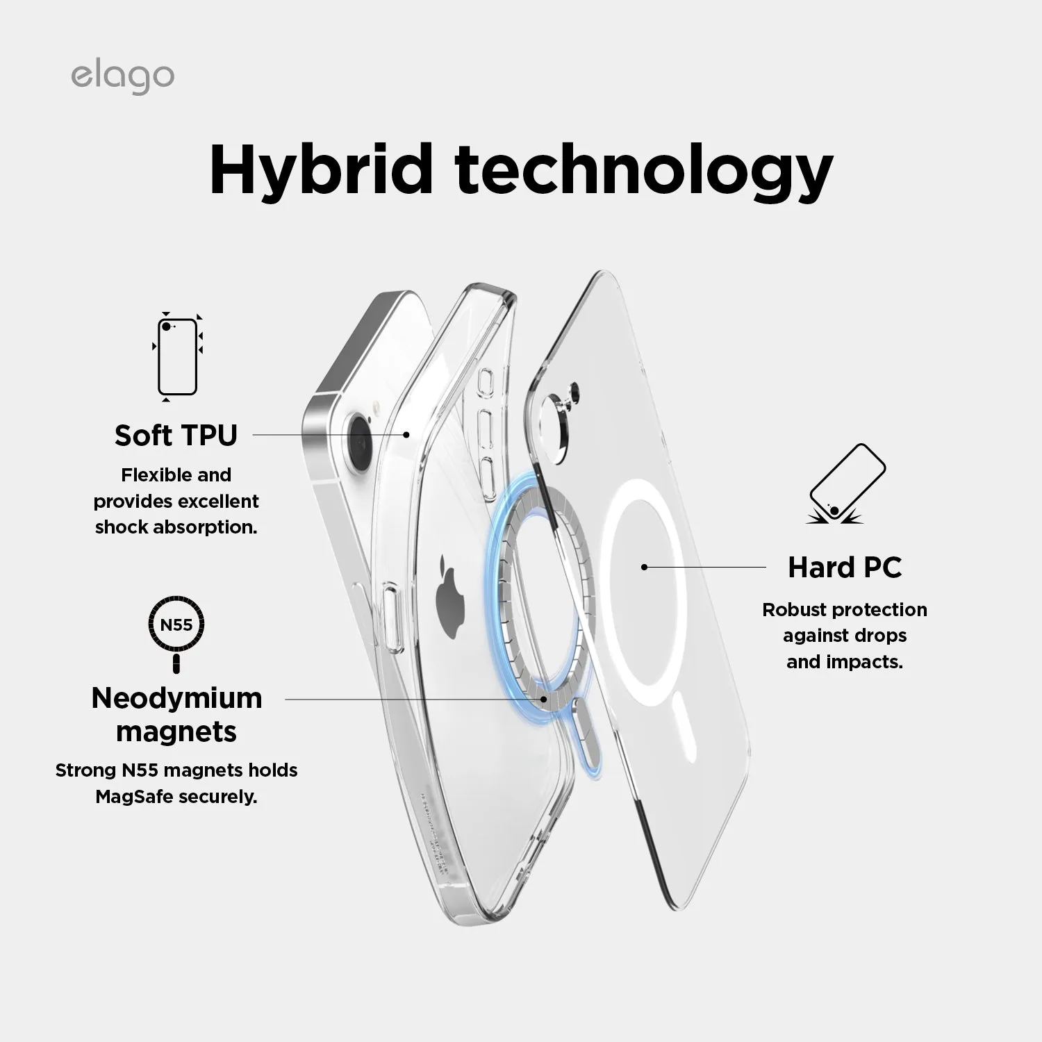 BestSelling MagSafe Hybrid Clear Case  Dont Miss Out!