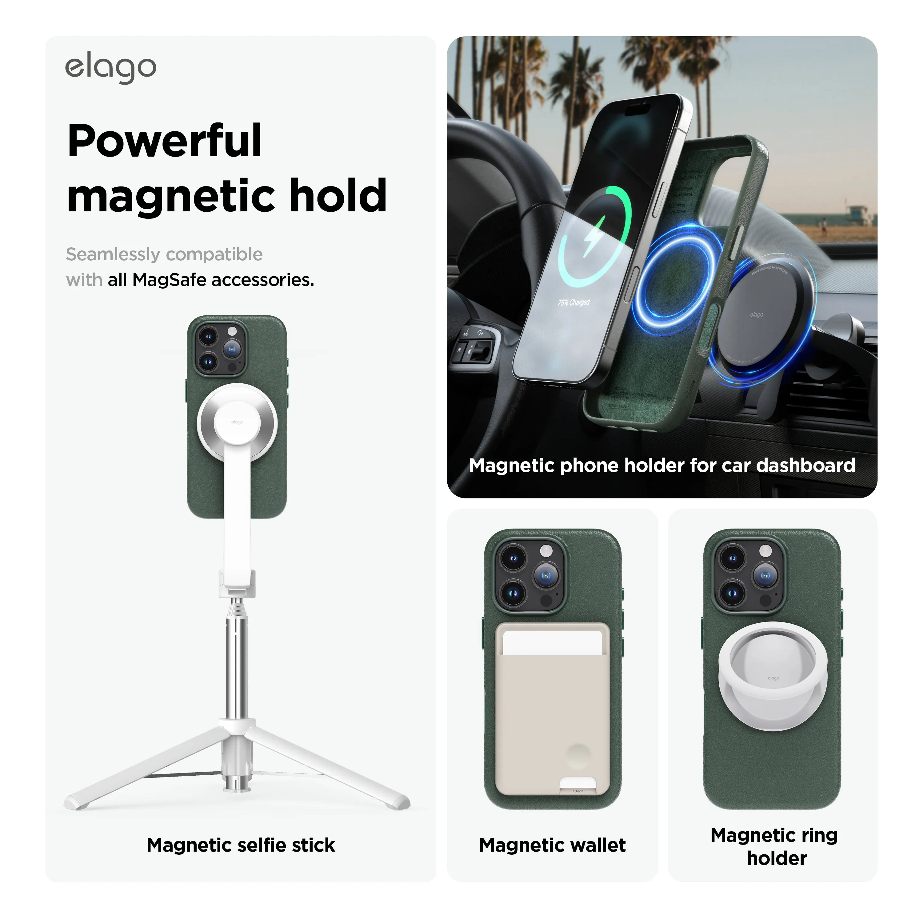 BestSelling MagSafe Leather Case [5 Colors]  Dont Miss Out!