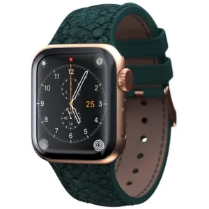 BestSelling Njord Apple Watch Salmon Leather Strap (Dark Green)  Almost Sold Out!