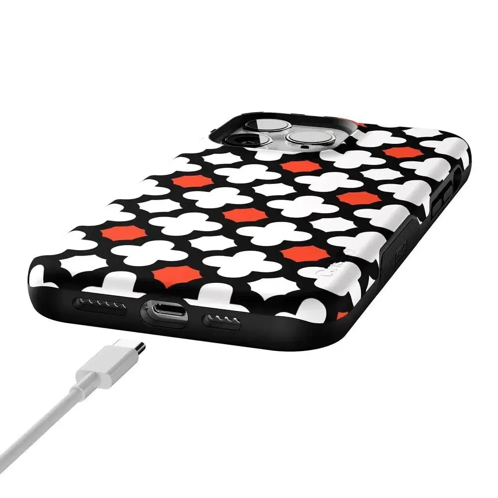 BestSelling Red Lattice Tile | High Contrast Design Case  Limited Stock!