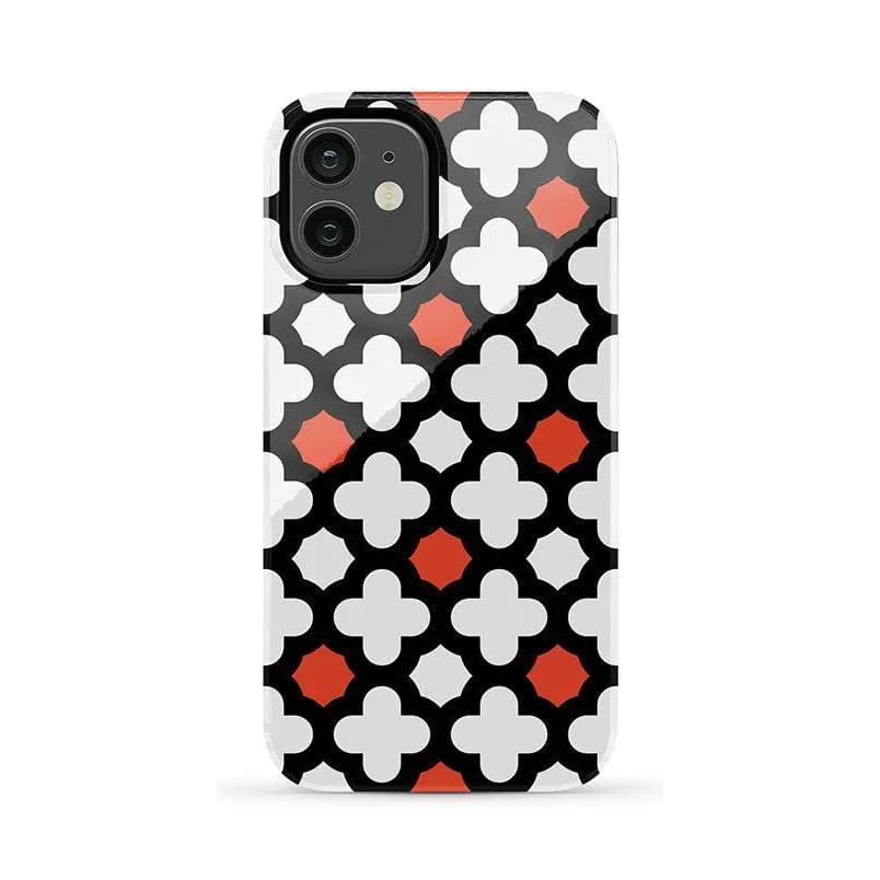 BestSelling Red Lattice Tile | High Contrast Design Case  Limited Stock!