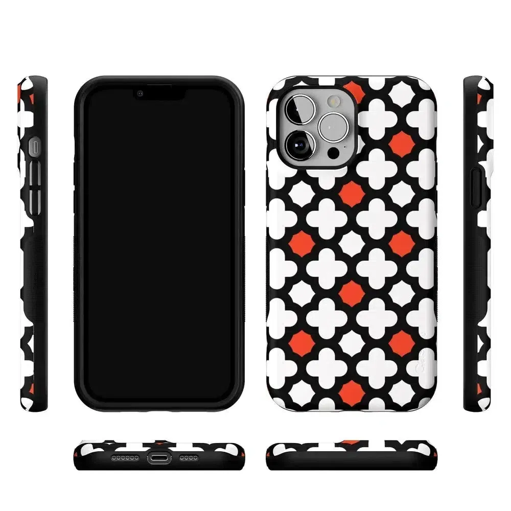 BestSelling Red Lattice Tile | High Contrast Design Case  Limited Stock!