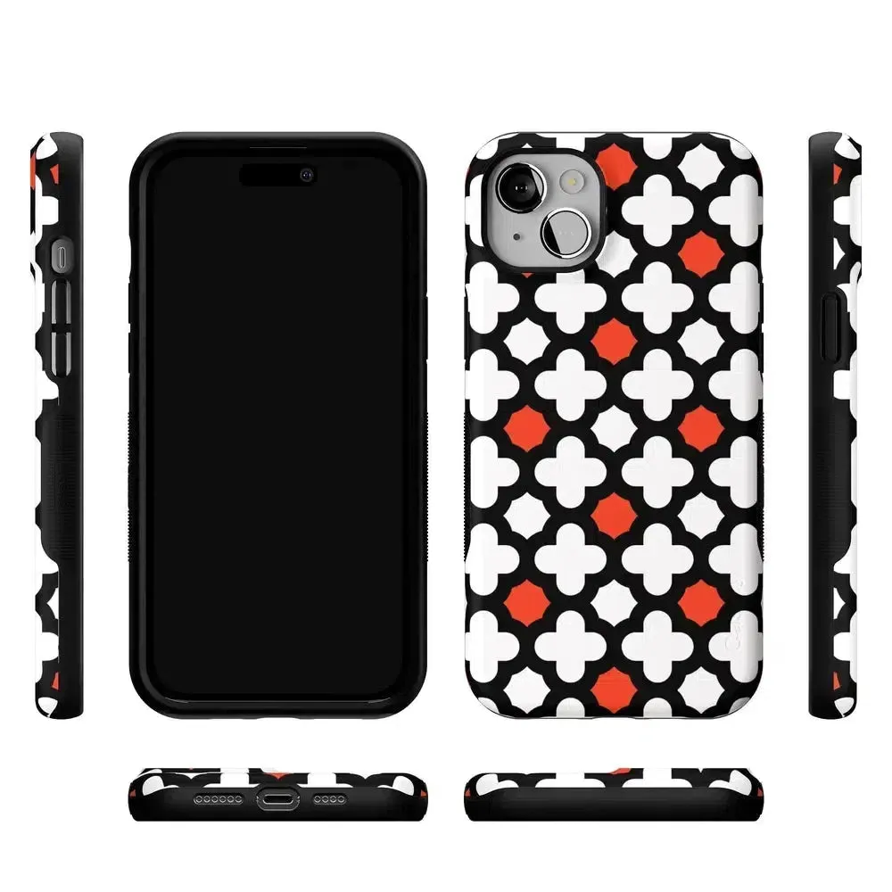 BestSelling Red Lattice Tile | High Contrast Design Case  Limited Stock!