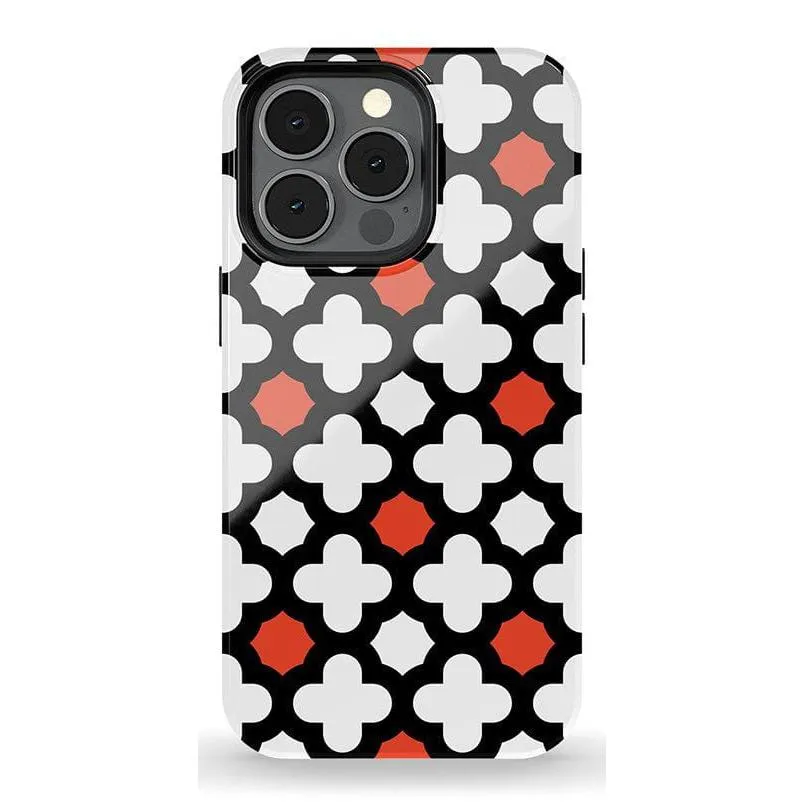 BestSelling Red Lattice Tile | High Contrast Design Case  Limited Stock!