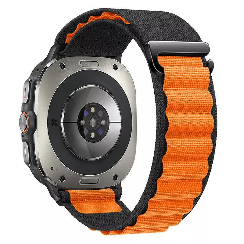 BestSelling Samsung Galaxy Watch Ultra Alpine Strap (Black/Orange)  Last Chance!