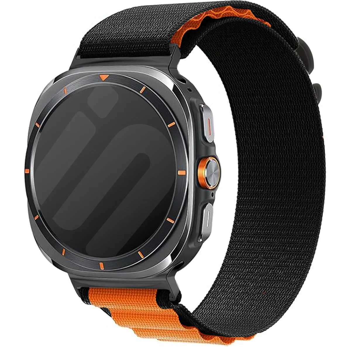 BestSelling Samsung Galaxy Watch Ultra Alpine Strap (Black/Orange)  Last Chance!