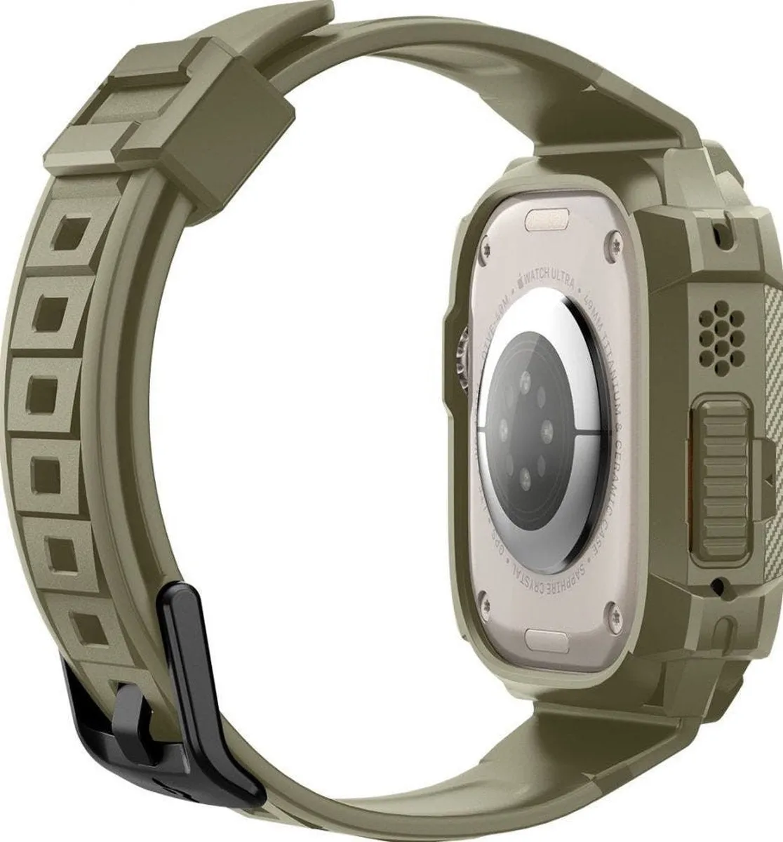 BestSelling Spigen Apple Watch Ultra Rugged Armor Pro Strap (Dark Green)  Dont Miss Out!