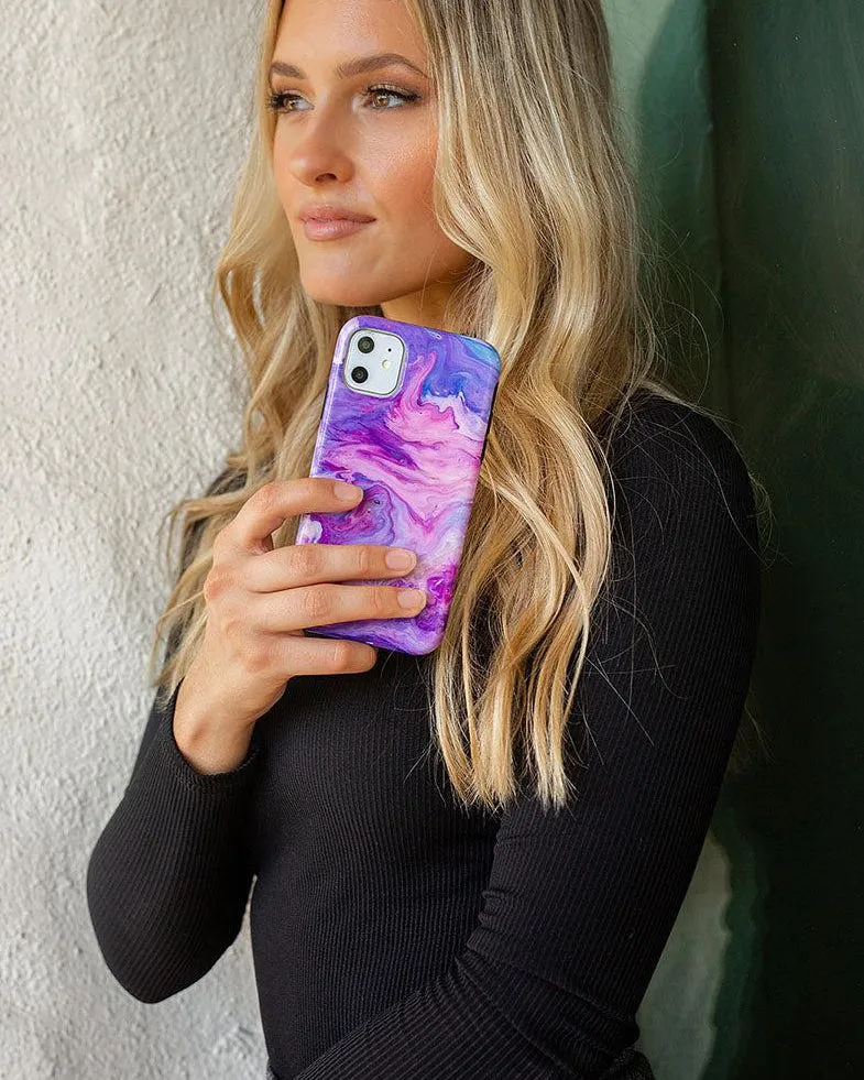 BestSelling Tie Dying Over You | Purple Marble iPhone Case  Almost Gone!