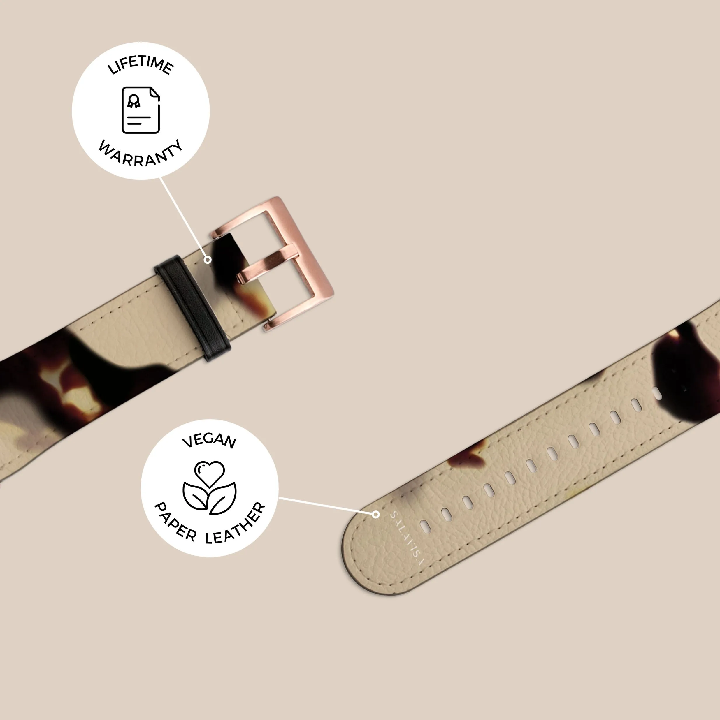 BestSelling Tortoise Crme Galaxy Watch Band  Limited Availability!