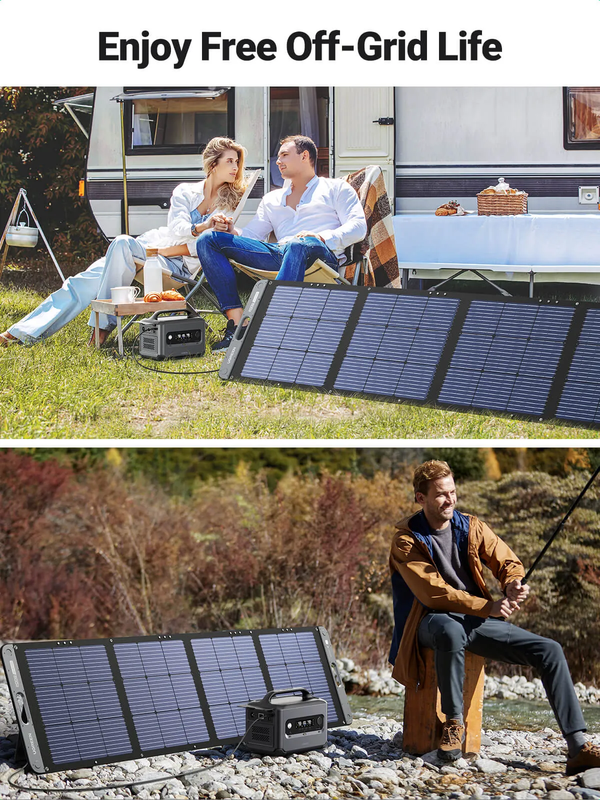 BestSelling UGREEN Foldable Solar Panel for Portable Power Station (200 W)  Dont Miss Out!