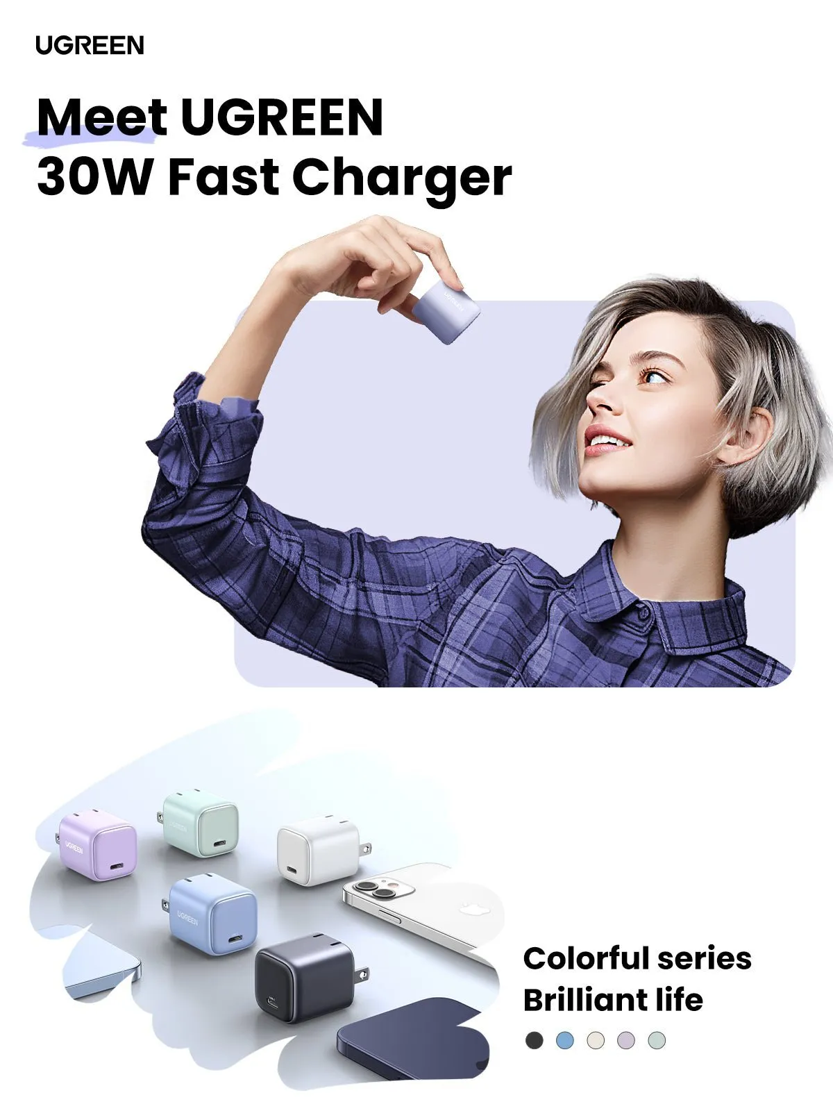BestSelling UGREEN Nexode 30W USB C Charger (Bundle)  Limited Stock!
