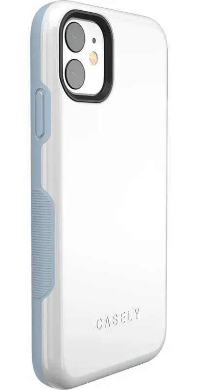 BestSelling White on Light Blue | Ultra-Protective Bold Case  Stylish & Comfortable