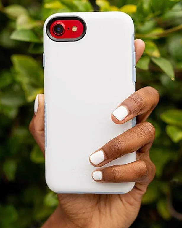 BestSelling White on Light Blue | Ultra-Protective Bold Case  Stylish & Comfortable