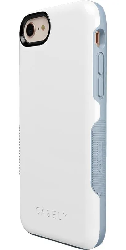 BestSelling White on Light Blue | Ultra-Protective Bold Case  Stylish & Comfortable