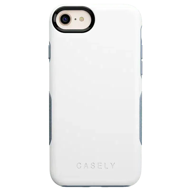 BestSelling White on Light Blue | Ultra-Protective Bold Case  Stylish & Comfortable