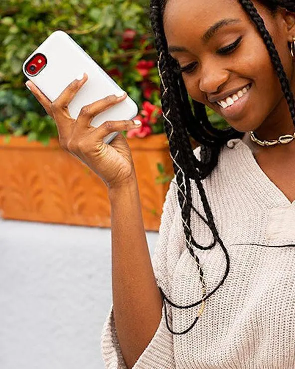 BestSelling White on Light Blue | Ultra-Protective Bold Case  Stylish & Comfortable