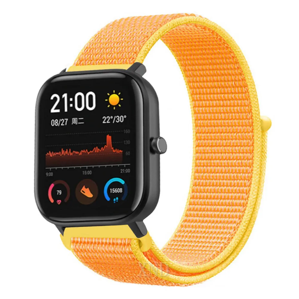 BestSelling Xiaomi Amazfit GTS Nylon Strap (Light Yellow)  Today Only!