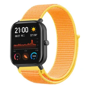 BestSelling Xiaomi Amazfit GTS Nylon Strap (Light Yellow)  Today Only!
