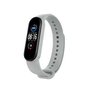 BestSelling Xiaomi Mi Band 5 Silicone Strap (Grey)  Stylish & Comfortable