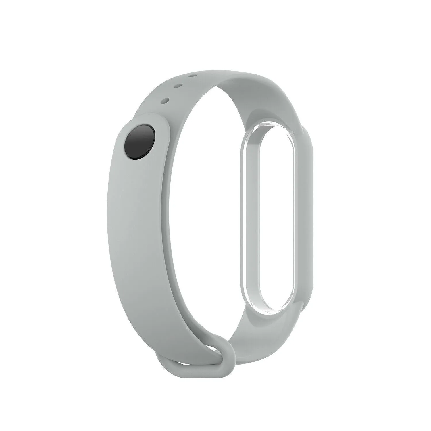BestSelling Xiaomi Mi Band 5 Silicone Strap (Grey)  Stylish & Comfortable