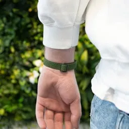 BestSelling Xiaomi Mi Band 6 Braided Strap (Green)  Almost Gone!