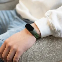BestSelling Xiaomi Mi Band 6 Braided Strap (Green)  Almost Gone!