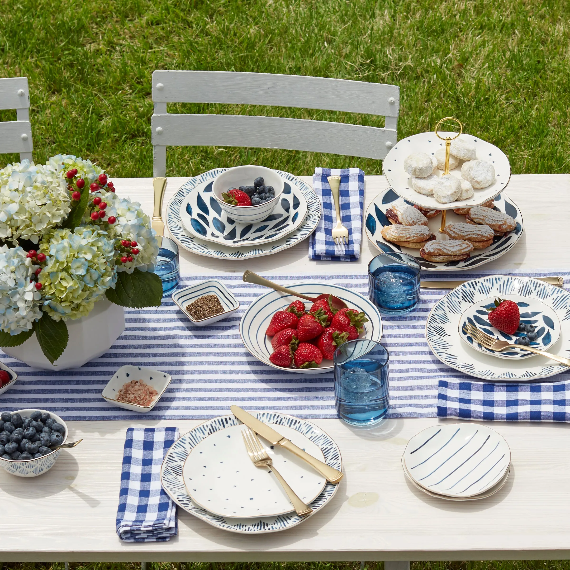 Blue Bay 12-Piece Dinnerware Set Lenox