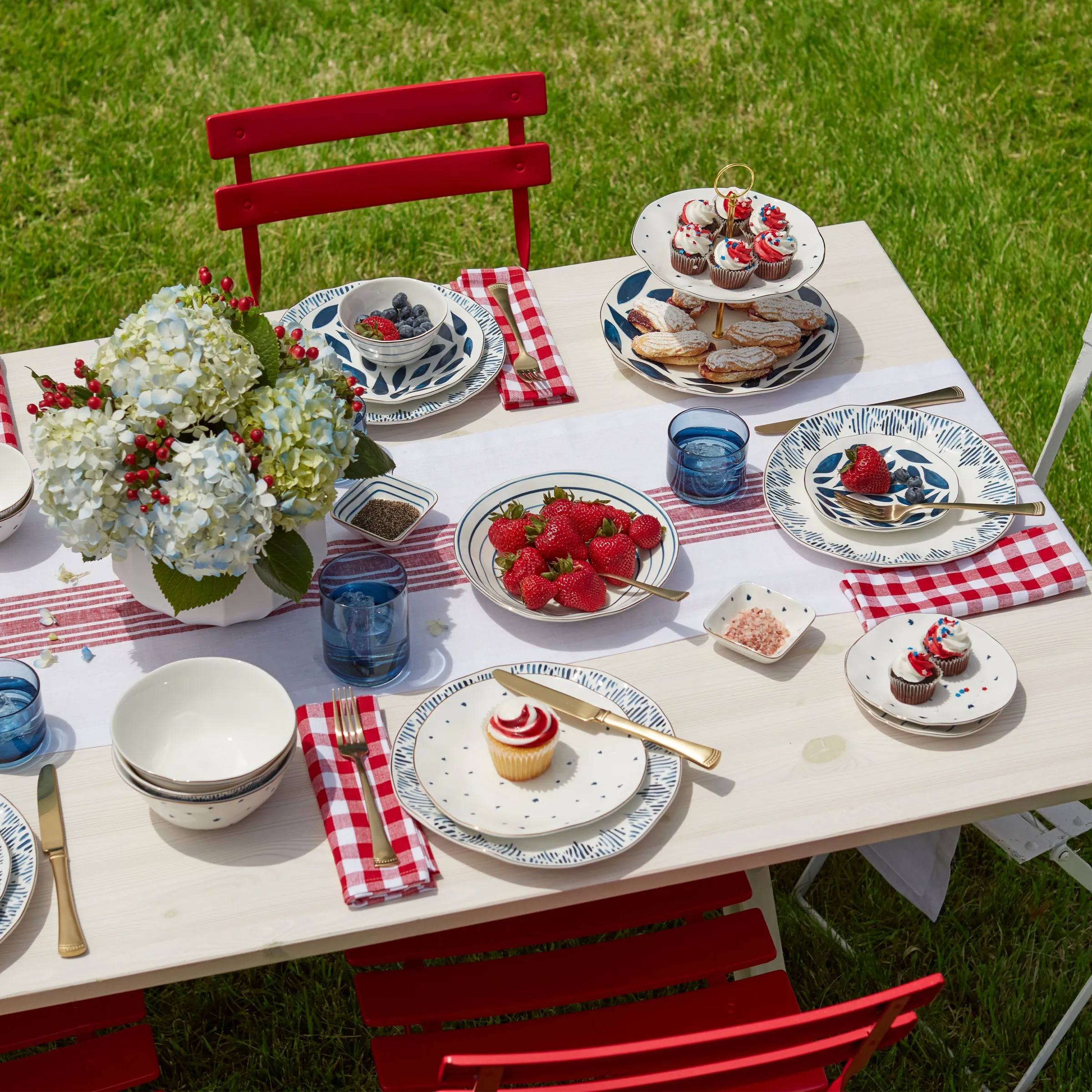 Blue Bay 12-Piece Dinnerware Set Lenox