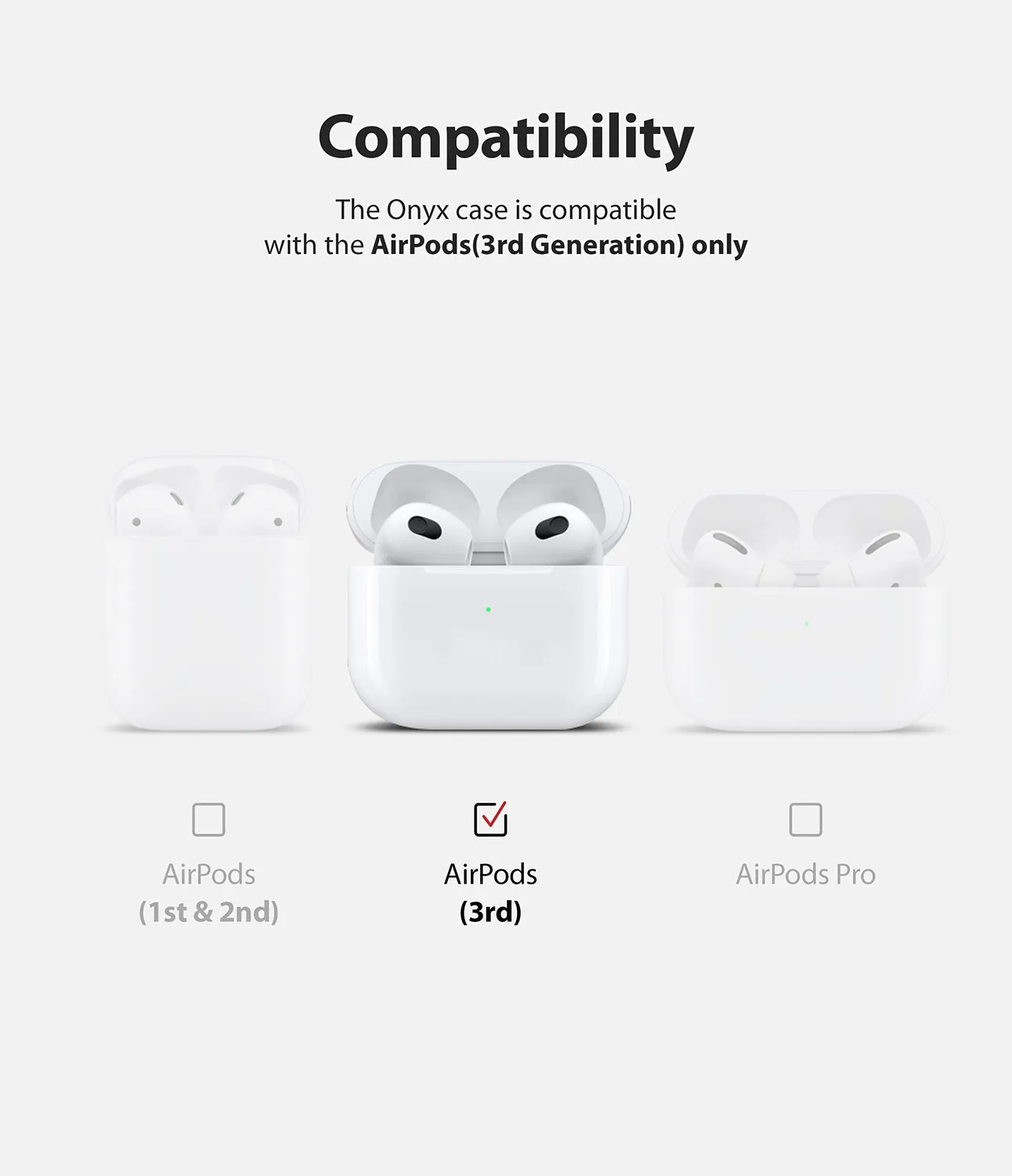 Clearance Price AirPods 3 Case | Onyx  Almost Gone!