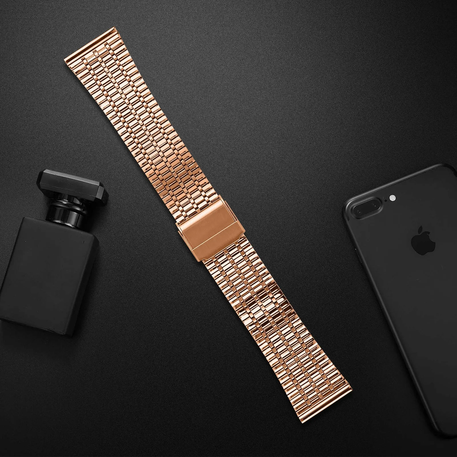 Clearance Price Amazfit GTS 2 Fine Steel Strap (Rose Gold)  Dont Miss Out!