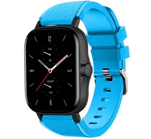 Clearance Price Amazfit GTS 2 Silicone Strap (Light Blue)  Ends Soon!
