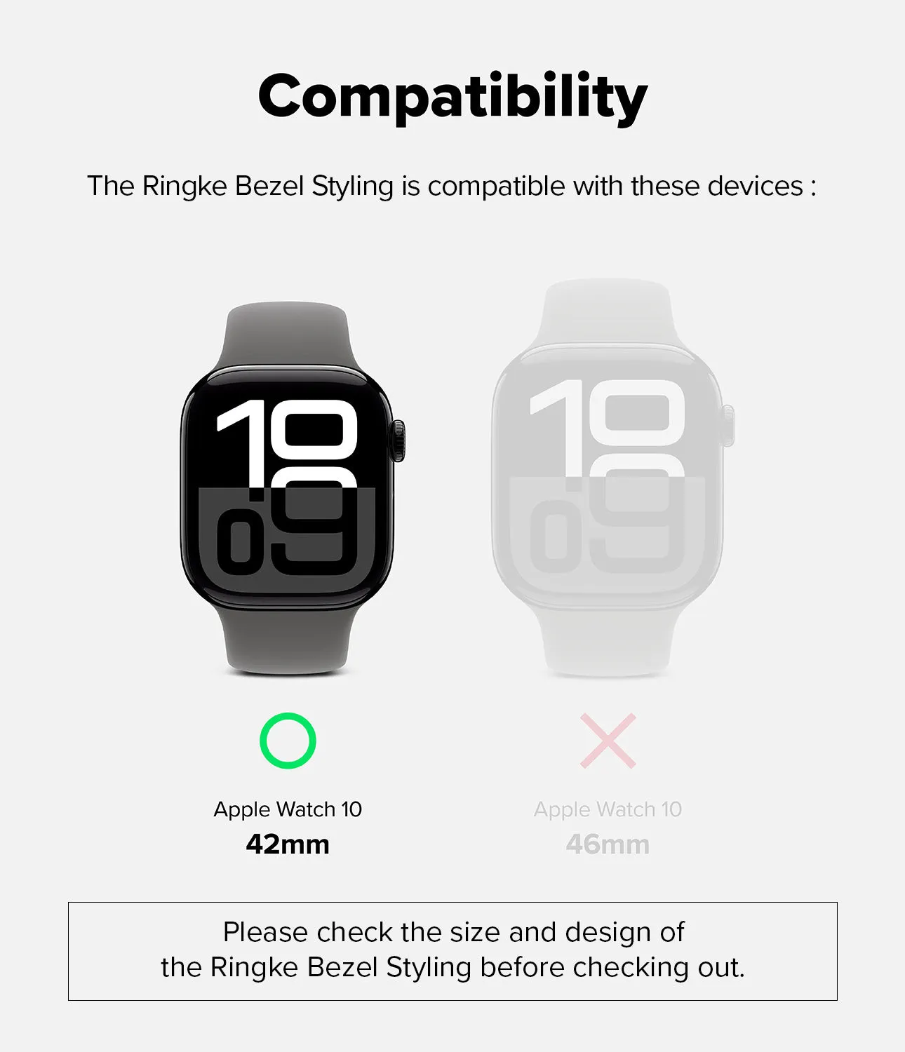 Clearance Price Apple Watch 10 (42mm) Cover | Bezel Styling  Last Chance!