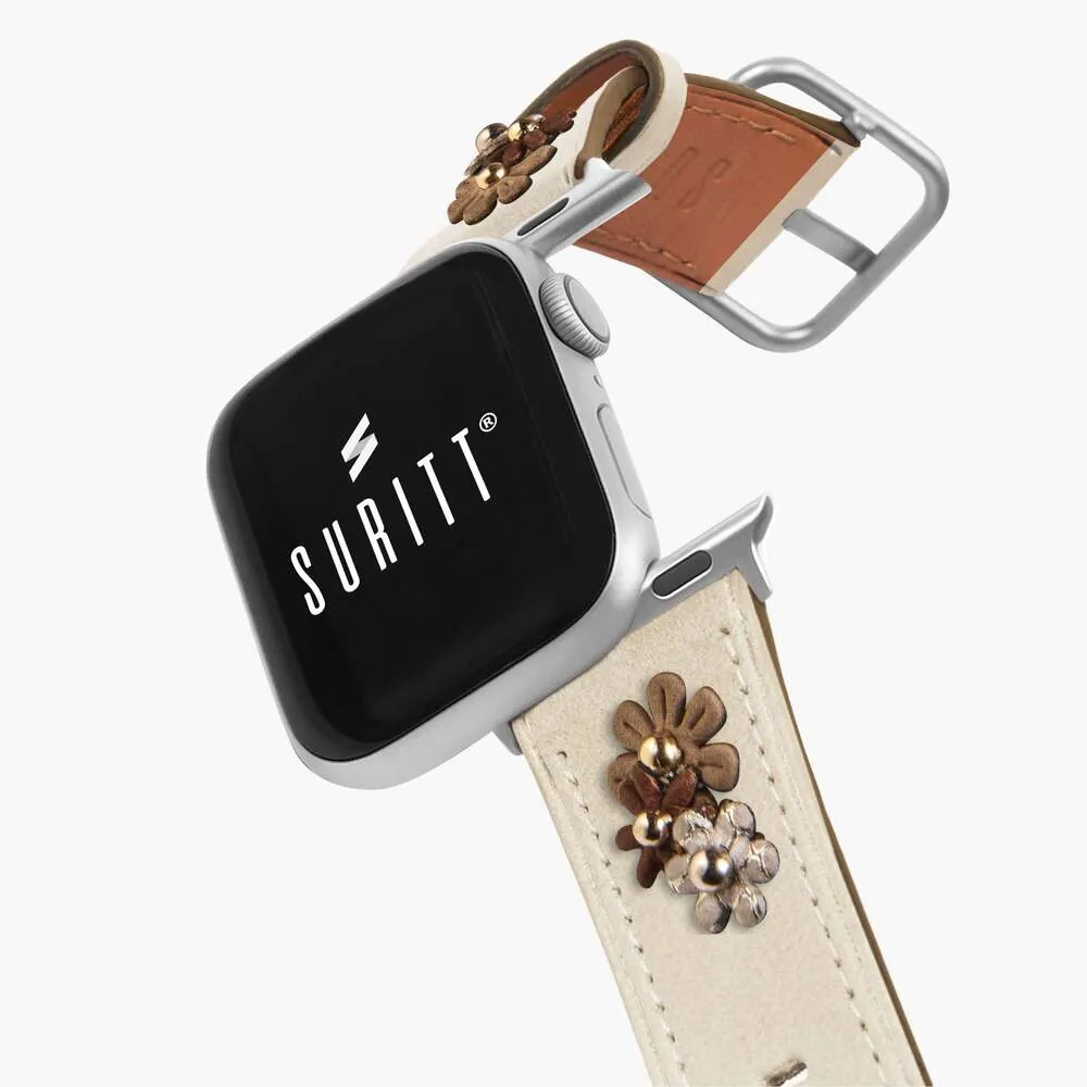Clearance Price Apple Watch Band Daisy Cream  Ends Soon!