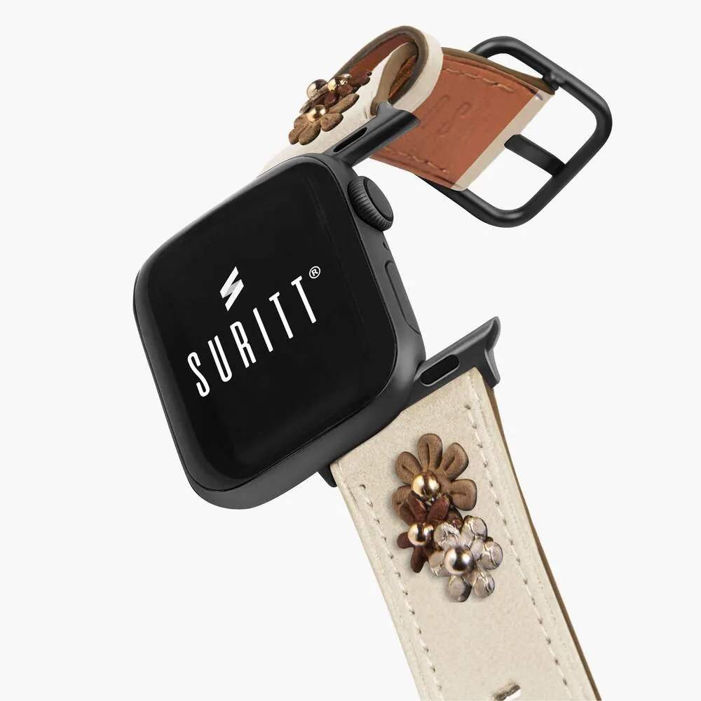 Clearance Price Apple Watch Band Daisy Cream  Ends Soon!