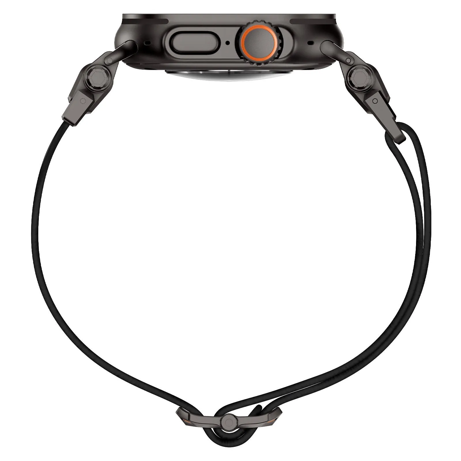Clearance Price Apple Watch 'Explorer' Polyester Strap (Black met Black)  Today Only!